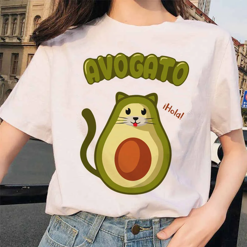 Модная футболка с авокадо, женская одежда, новинка, harajuku grunge femme, футболка, kawaii 90 s, графическая футболка, забавные веган, женская футболка - Цвет: 12