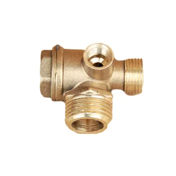 

1pc Yellow Brass Threaded Check Valve Central Pneumatic 40400 Air Compressor
