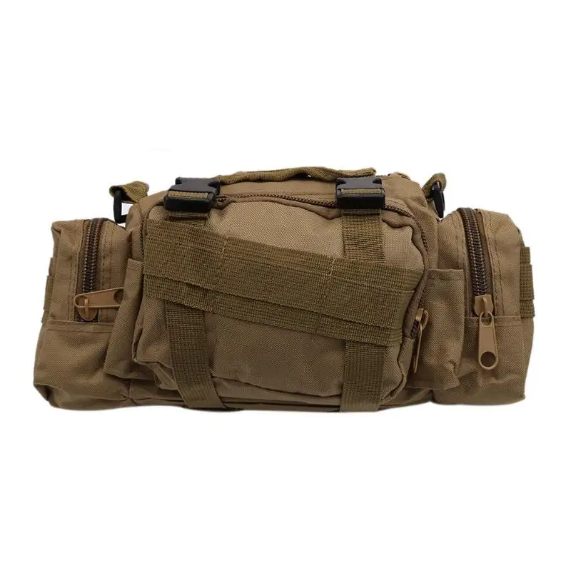 Coyote Tan Открытый 3L 600D водонепроницаемый поясная сумка сумки для альпинизма Военная тактическая поясная Сумка для кемпинга походная сумка - Цвет: Coyote Tan