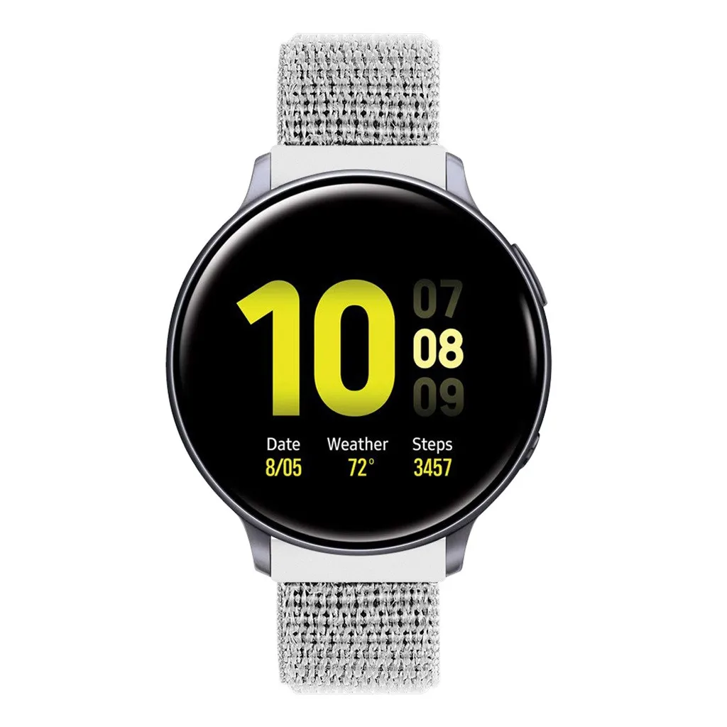 Нейлоновый ремешок для samsung Active 2 Watch 44 мм, ремешок для умных часов, сменный ремешок для мужских Т-часов, ремешок для спортивных часов, браслет для женщин и мужчин, 19 октября