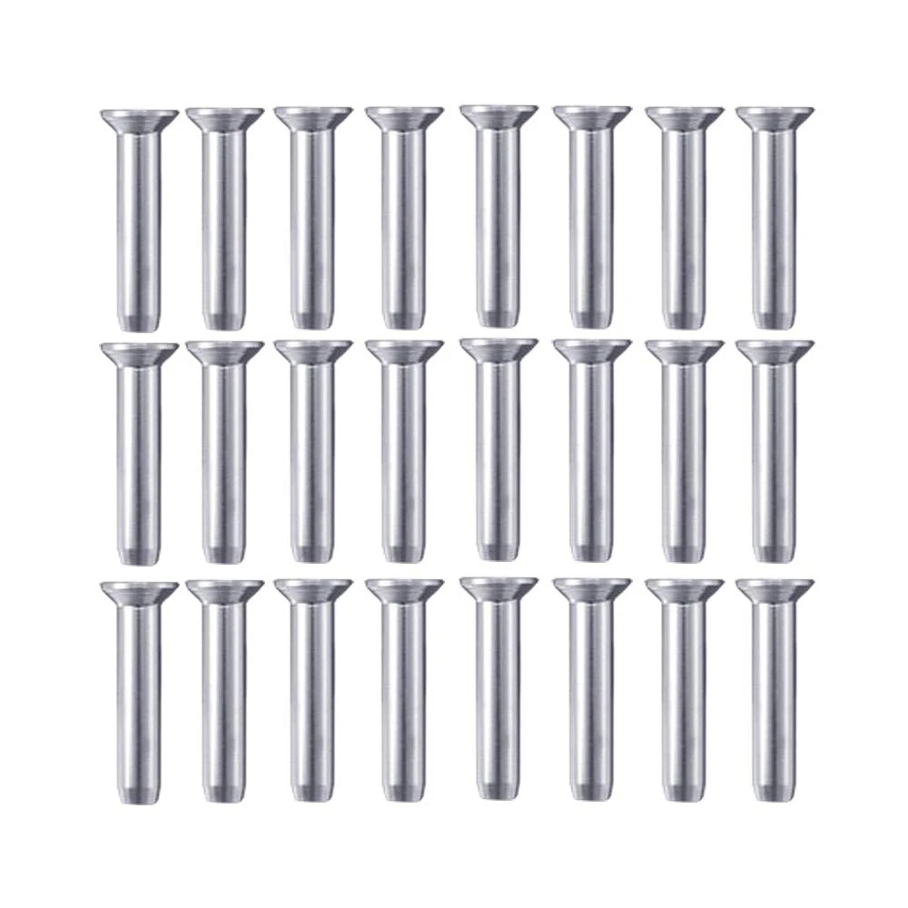 

20Pcs T316 Stainless Steel Hand-Crimp Stemball Swage For 1/8Inch Cable Railing, Deck Railing, Hand Railing, Wood & Metal Post