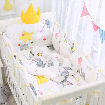 cot bedding and bumper set
