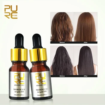 

PURC 2pcs Hair Care Moroccan Pure Argan Oil High Quality Hairs Care Oil Treatment For All Hairs Types Hair Scalp Treatment Hot
