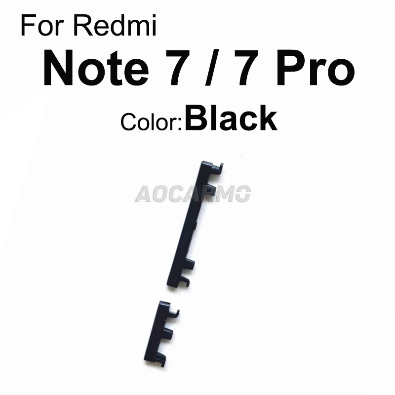 Power Button On/Off Volume Switch for Xiaomi Redmi Note 7 / 7 Pro 7Pro Buckle Bolt Bracket Ribbon Flex Cable Phone Switch Key Micro Switch