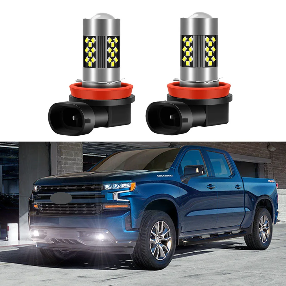 

Светодиодные Автомобильные противотуманные фары для Chevrolet Silverado 2500 3500 2020-2021, передние противотуманные фары, автомобильные аксессуары Canbus, 2 ...
