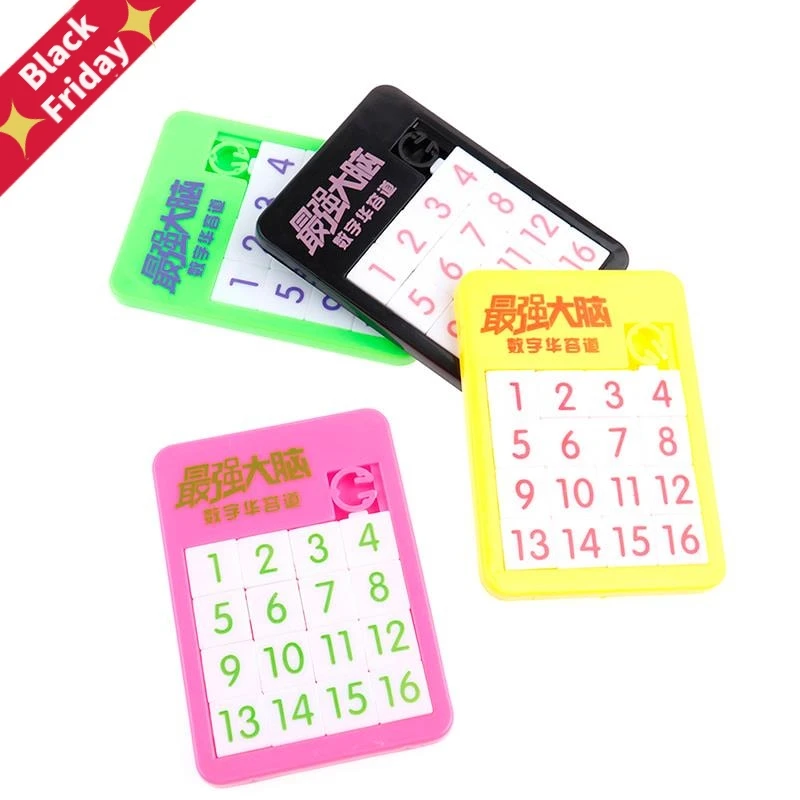 1 шт. 3D головоломки скольжения пластиковые строительные цифры алфавиты обучающий