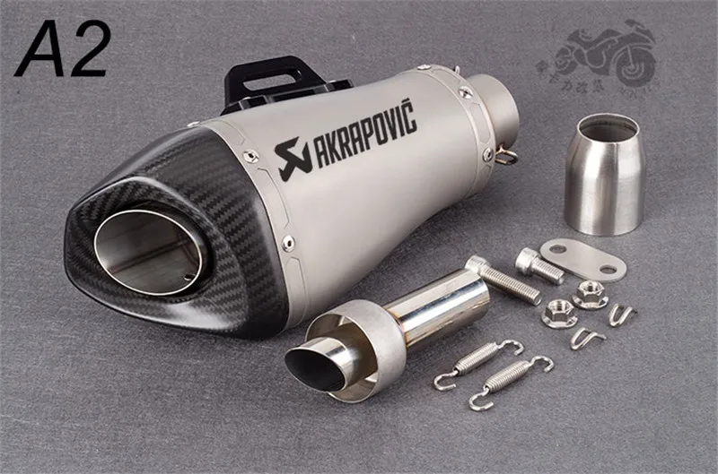 51 мм Akrapovic Мотоцикл выхлопная труба из углеродного волокна Титан Yoshimura модифицированная для S1000RR Z900 GSXR750 S1000XR ZX6R