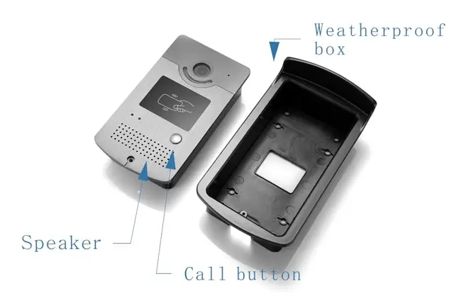 Video intercom access control system Door HD camera waterproof RFID Electric Magentic lock 7 INCH Video door Phone entry system 5