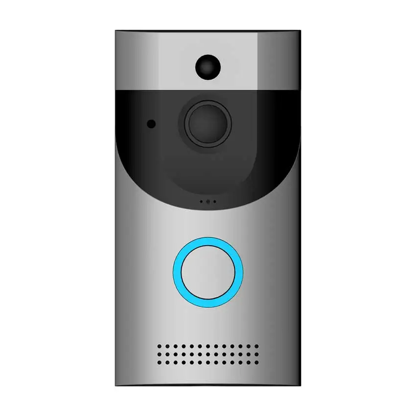 Anytek B30 система домашней сигнализации wifi сфотографированный/запись/многосемейный видео дверной звонок без экрана(выход через приложение) телефон один - Цвет: Sliver