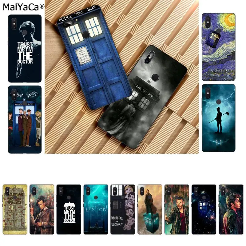 MaiYaCa Tardis Box Doctor Who Мягкий Силиконовый ТПУ чехол для телефона Xiaomi 8 9 se Redmi 6 pro 6A 4X 7 note 5