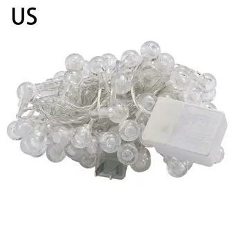 

Led String Lights Bulb Outdoor Fairy Solar String Lights Outdoor Global Lights LED Bubbles Crystal Ball Christmas Decoration