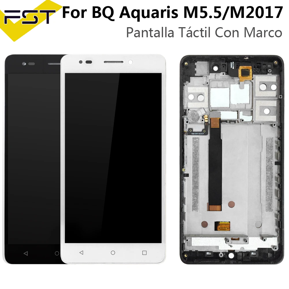 ЖК Pantalla для BQ Aquaris M5.5/BQ M2017 ЖК-дисплей с кодирующий преобразователь сенсорного