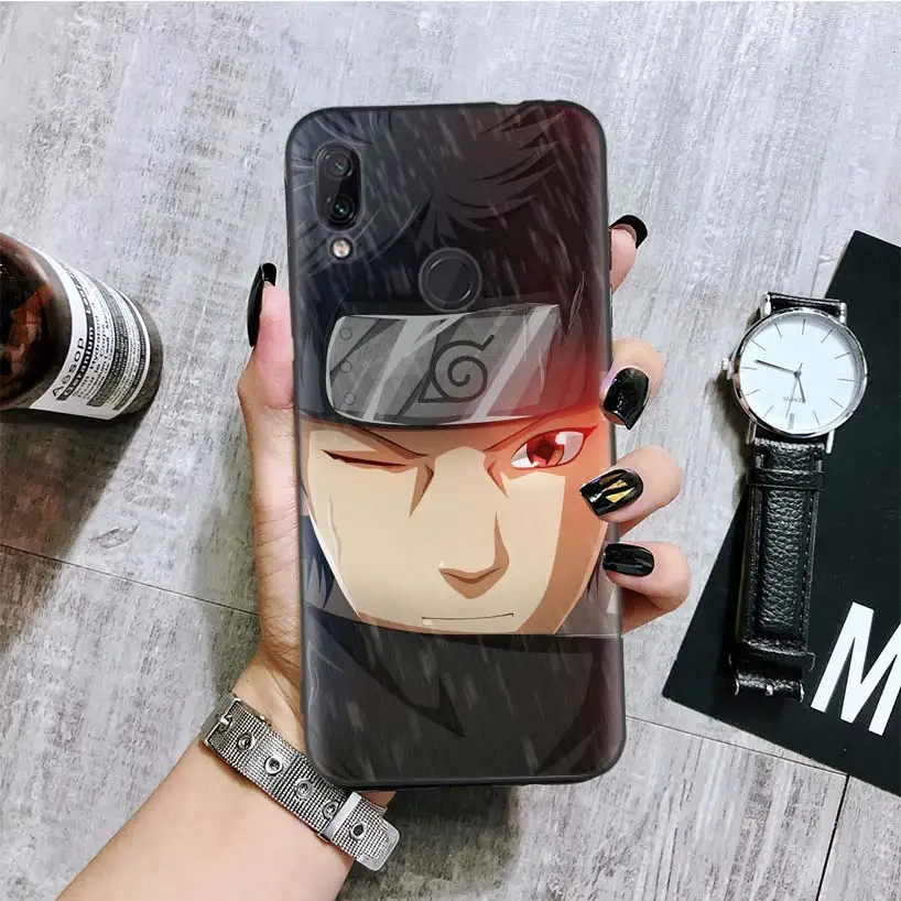 BA083-5 Наруто Учиха Обито Боль черная крышка чехол для телефона для Xiaomi Redmi Note фотоаппаратов моментальной печати 8 7 7S 7A 6 S2 GO K20 Pro 6A mi 6X 5X A1 CC 9 8 Coque - Цвет: BA083-5