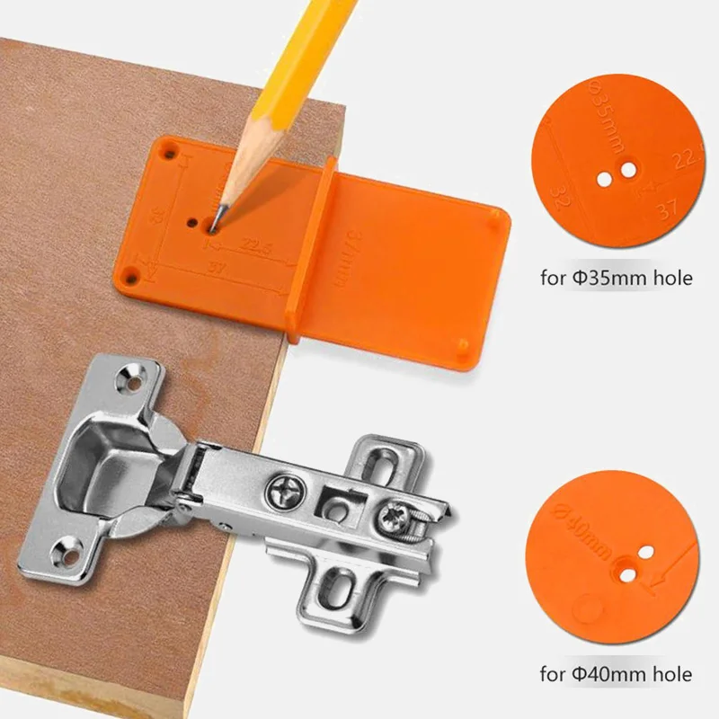 35/40 мм локатор шкафы Деревообрабатывающие инструменты двери Woodworking удар шарнирное сверло отверстие открывалка сверло направляющая дрель отверстие инструменты отверстие