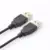 Двойной USB Компьютер Удлинительный Кабель 0.5 М 1 М USB 2.0 Тип Мужчина к Мужчине Кабель Hi-Speed 480 Мбит / С Черный Кабель Линии Передачи Данных