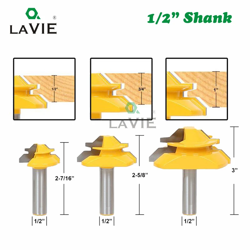 LAVIE 3 шт. 1/4 &quotхвостовик 45 градусов замок набор Клеевых Соединений 1/2&quot 1/2 &quot1&quot