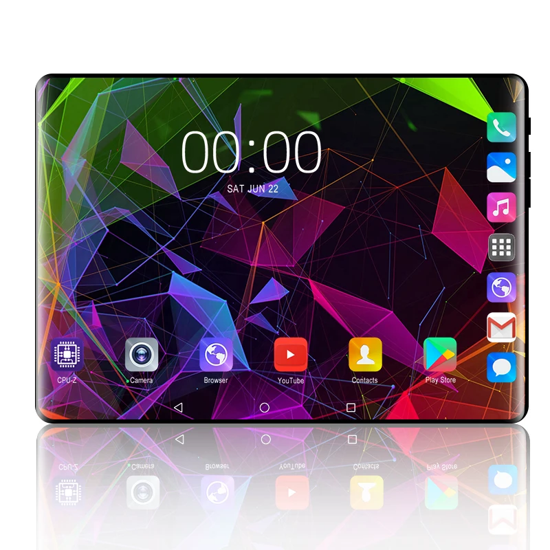 Billige 6GB + 128GB 3G 4g LASSEN SIE tablet PC 10,1 zoll android 9.0 smartphone Octa core Dual SIM karte android 9 WiFi 10 \