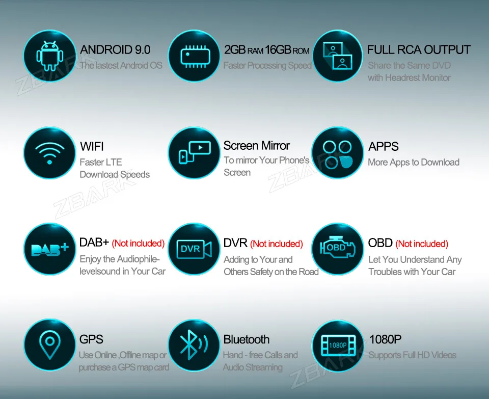 Best 9 inch 2 Din Android 9.0  GPS Navi  bluetooth left  hand drive Car Radio stereo  Player for TOYOTA Prius 2009  - 2013 YHPRSZMA1 1