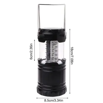 

30 LEDs Portable Outdoor Collapsible Ultra Bright LED Lantern Camping Lantern Emergency Light Q0KF