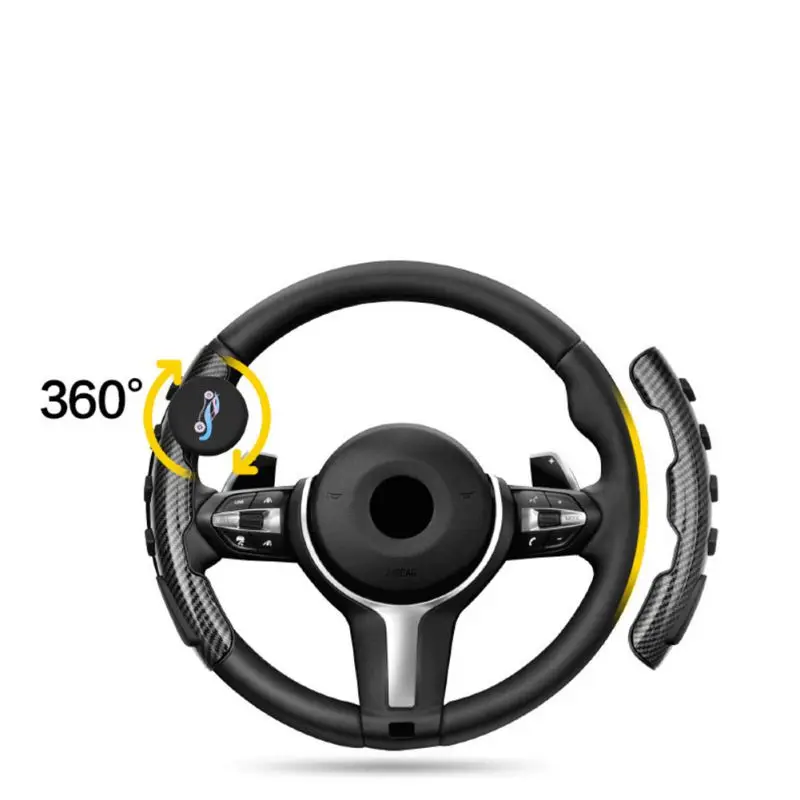 

Car Steering Wheel Cover steering wheel With Spinner Handle Knob Anti-Slip Waterproof Cover For Vehicle Car Truck SUV