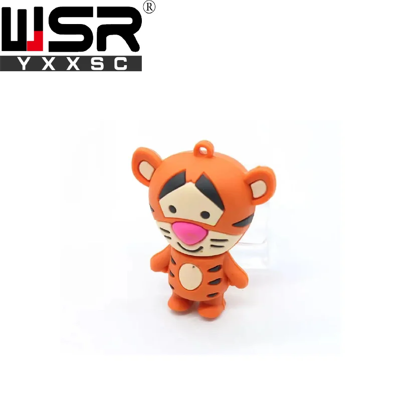 4 Милые Герой мультфильма usb2.0 флэш-накопитель 32 Гб 64 Гб 128 свинья», «Медведь», «тигр usb флэш-накопитель 4 ГБ 8 ГБ оперативной памяти, 16 Гб встроенной памяти, лучший детский компьютер подарок - Цвет: 4