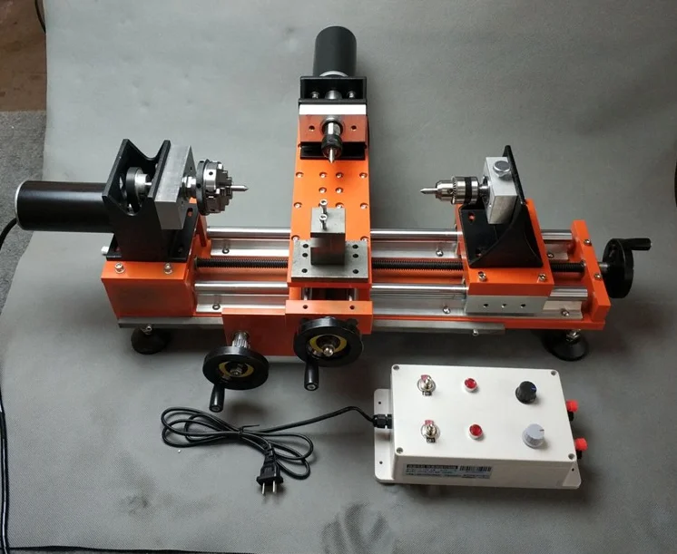 Wenwan bead machine, bodhi, small and medium-sized woodworking lathe, DIY self-made lathe