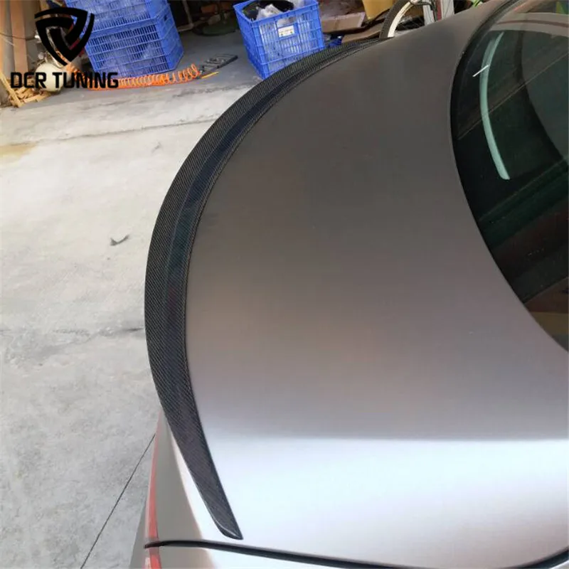 AMG Style For Mercedes W238 spoiler E Class Coupe E250 E400 E500 E550 2-Door Carbon Fiber Rear Trunk Spoiler Wing -