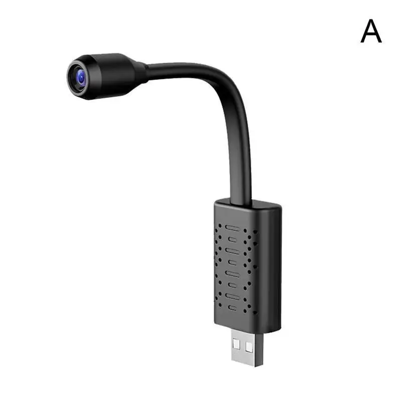 HD Беспроводная секретная мини-камера USB WiFi микро камера видеокамера сигнализация визуальный угол 160 разрешение соотношение 4K - Цвет: no wifi