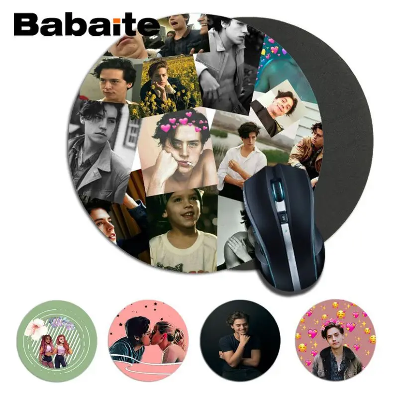 

Babaite Hot Sales American TV Riverdale Jughead round Durable Rubber Mouse Mat Pad round mousepad Rubber Rectangle Mousemats