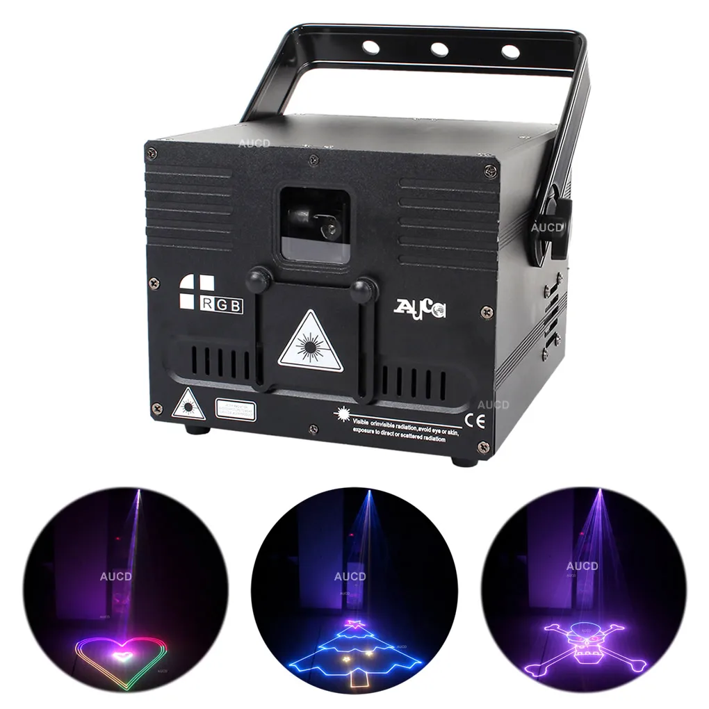 1 Вт DMX ILDA RGB сканер цветной анимационный белый лазерный проектор Luces Beam DJ огни
