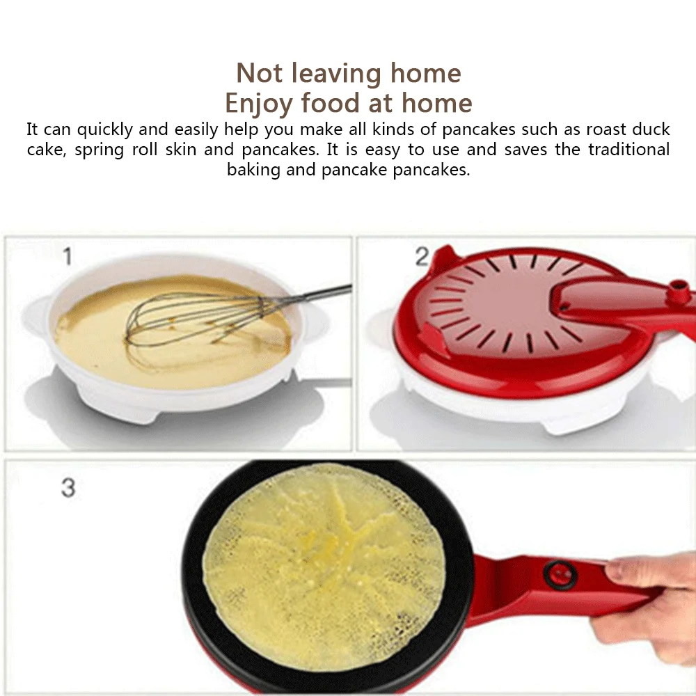 

Non-stick Griddle Baking Pan Pizza Pancake Electric Crepe Maker Machine Cake Machine Kitchen Cooking Tools Crepe