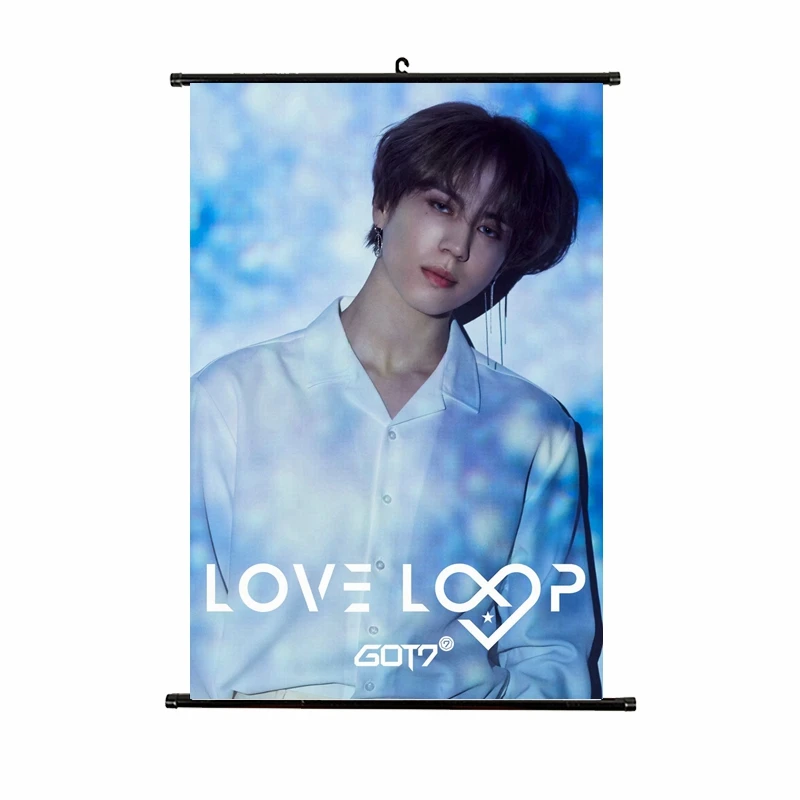 GOT7 59 21*30 см Kpop GOT7 висячий плакат любовная петля альбом концертный kpop GOT7 Висячие Фото Ткань Высокое качество Новые поступления - Цвет: GOT7 59