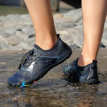 

Men's Sneakers Unisex Male's Quick-Dry Water Casual Shoes Pool Beach Swim Drawstring Creek Diving Simple Shoes красовки мужские