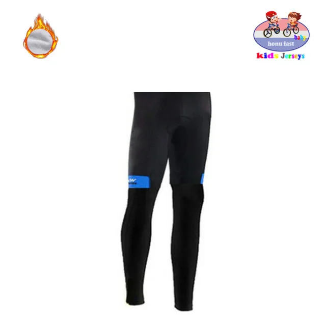 long pant 4 Northwave/детский зимний комплект из флиса с длинными рукавами для езды на велосипеде, Джерси Pro Team, одежда для велоспорта Ropa Ciclismo - Цвет: long pant 4