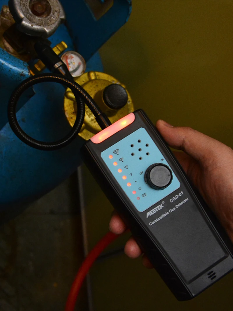 Automotive Combustible Gas Sensor Detector LCD Analyzer Meter Air Quality Monitor Leak With Sound Shock Alarm | Инструменты