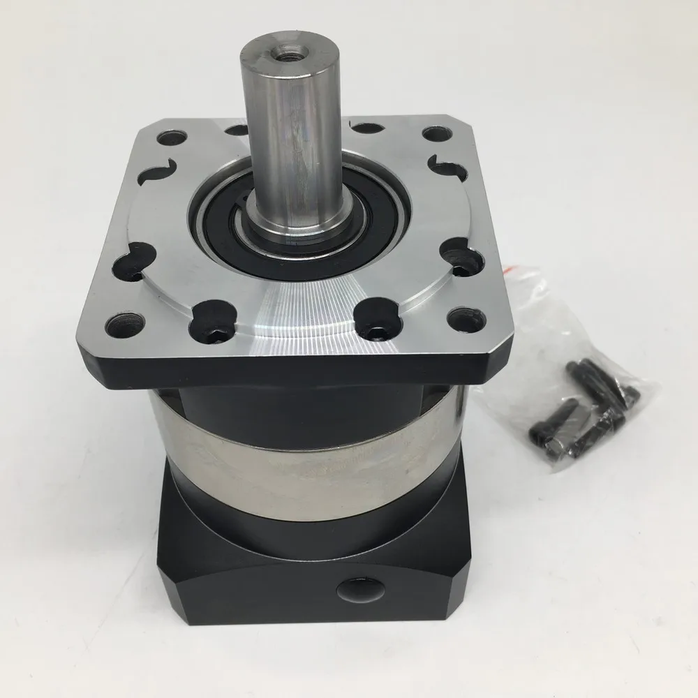 

16:1 Speed Ratio NEMA32 80mm Planetary Reducer Top Precision Gearbox Reducer 19mm Input Shaft for 60W 750W 80mm Servo Motor CNC