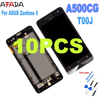 

10PCS 5.0" for ASUS Zenfone 5 LCD Display Touch Screen with Frame Zenfone 5 Display T00J A500KL A500CG A501CG T00P LCD Digitizer