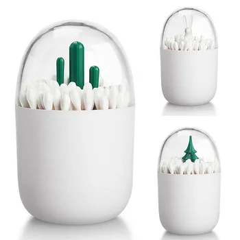 

Cotton Swab Holder, Small Q-tips Toothpicks Storage Organizer