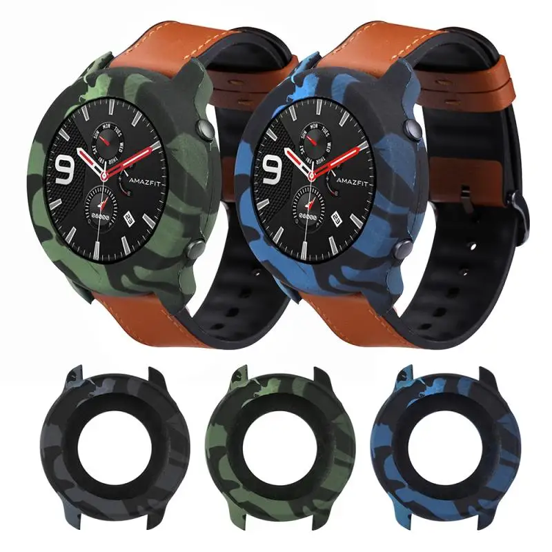 2020 New Silicone Soft Shell Protective Frame Case Cover Skin Huami Amazfit GTR 47mm Soft TPU Full Case Cover Shell Protective