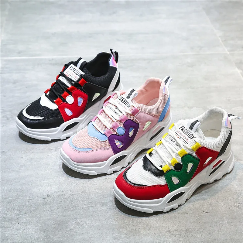 С волнообразным краем zapatos de mujer off white обувь Сезон Зима Женские кроссовки Обувь на