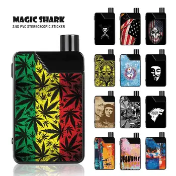 

Magic Shark 2.5D Stereo Game of Thrones Vendetta Painting Star War Che Guevara Vape Sticker Film Cover for SMOK FETCH