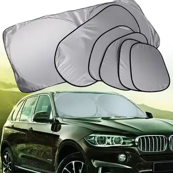 

Durable Outdoor Suction Cup SunShade Portable Cloth for Windshield Visor Shield Auto for 6pcs/Set