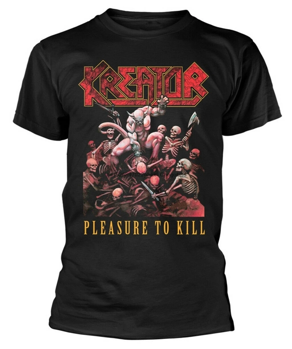 Новая и Официальная футболка с принтом удовольствие от Кили Kreator! | Мужская одежда