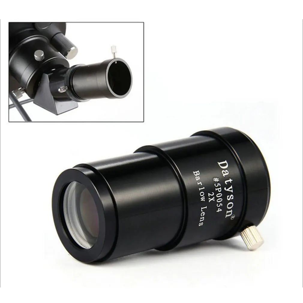 5P0054 1.25 inch 2X barlow eyepiece astronomical telescope telescopio night vision eyepiece not monocular Lens