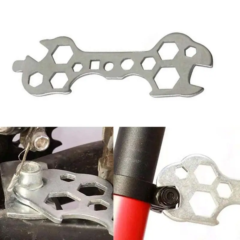 Открытый инструмент для ремонта велосипедов 15-в-1 Утилита Многофункциональный плоский шестигранный ключ, дюймовый стандарт мотоциклы мульти-отверстие гаечный ключ Набор инструментов для ремонта