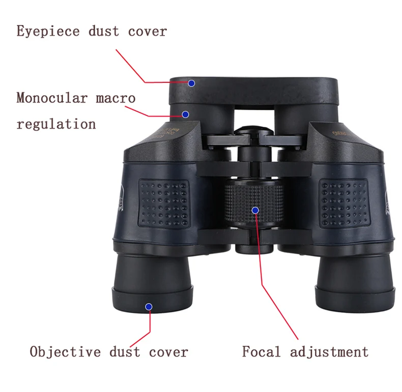 Alta definição telescópio binocular hd 10000m alta