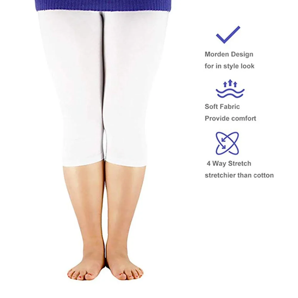 Women Pants Workout Slim Leggings Plus Size Capri Legging High Stretch Casual Bamboo Fiber Leggings Pants Basic Leggings Women yoga pants for women