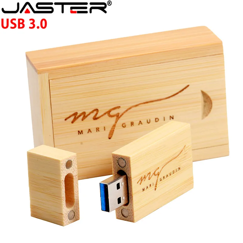 JASTER USB 3,0 логотип клиента деревянный USB флэш-накопитель Флешка карта памяти+ подарочная коробка 4 ГБ 8 ГБ 16 ГБ 32 ГБ 64 ГБ U диск свадьба