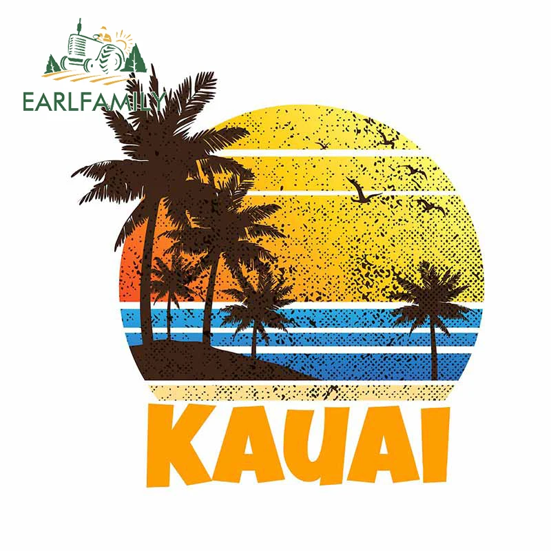 EARLFAMILY 13 см x 12 5 для Kauai автомобильные наклейки индивидуальные доски Наклейка