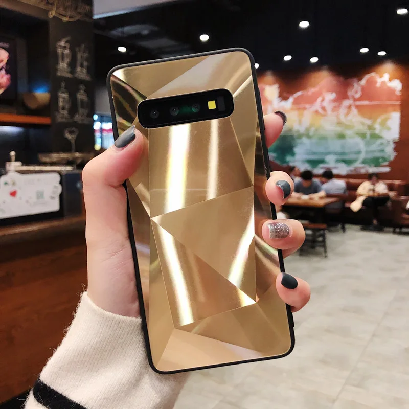 

For Samsung Galaxy S10e S10 Lite S8 9S Plus Case Glitter Mirror For Samsung S7 Edge Note 8 9 M10 M20 M30 Cover Anti-knock Shell
